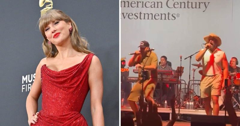Travis and Jason Kelce’s wild karaoke duet has fans wondering if they 'trained with Taylor Swift'