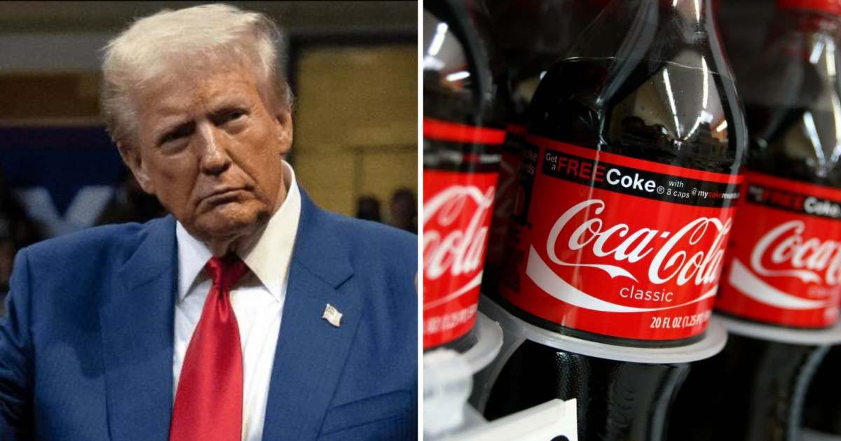 Trump says he convinced Coca-Cola to use cane sugar in US but critics call it diversion from Epstein row