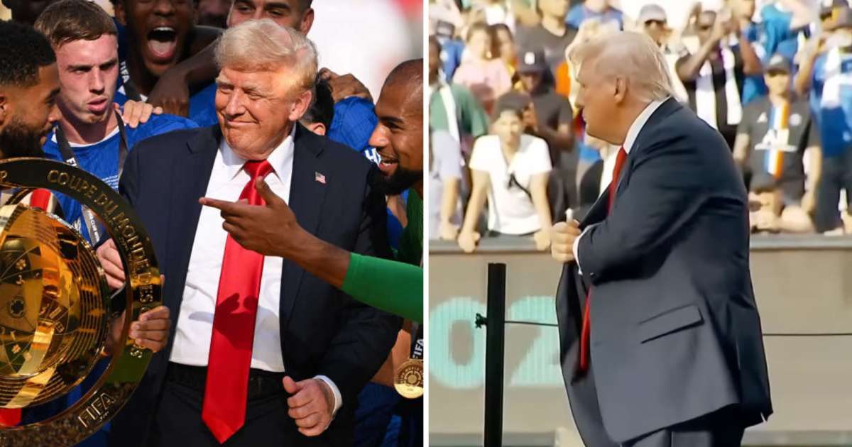 Trump caught pocketing FIFA Club World Cup medal during ceremony, Internet divided over awkward moment