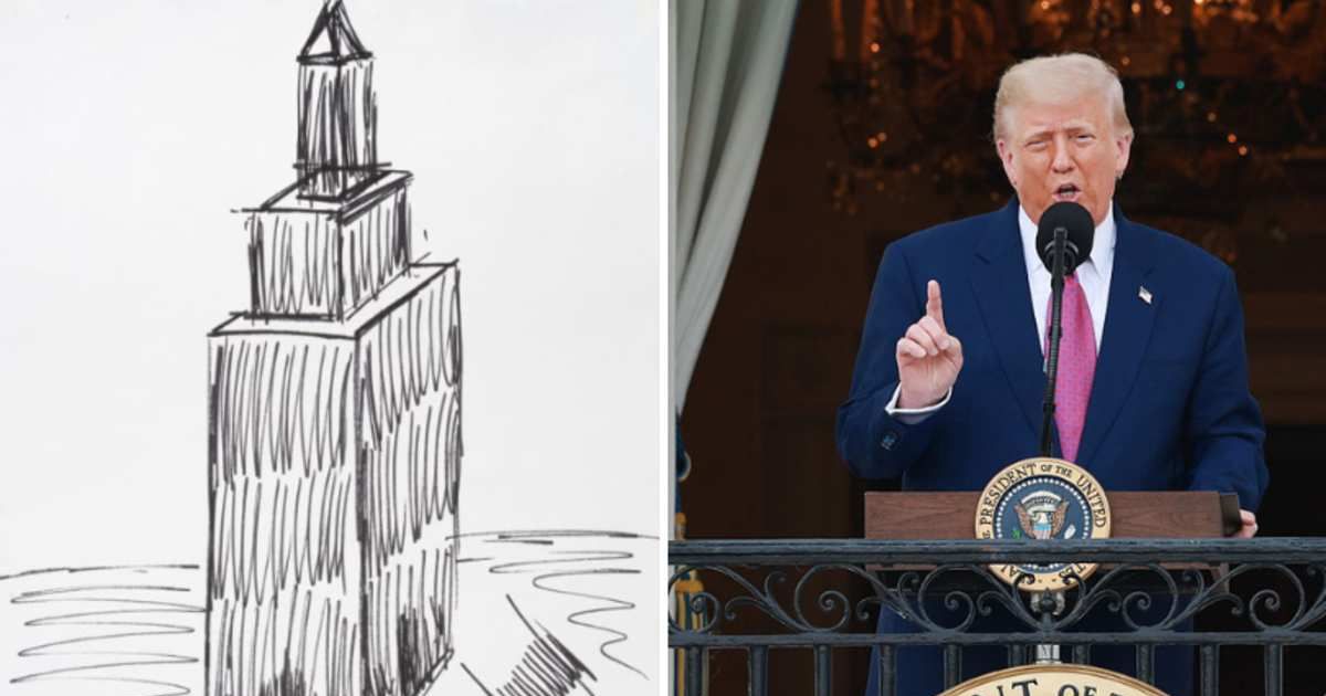 Trump's Manhattan skyline sketches resurface after he claims 'I never wrote a picture in my life'