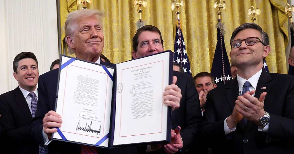 Trump shows off signature humor as he hails 'GENIUS Act' backing crypto sector: 'They named it after me’