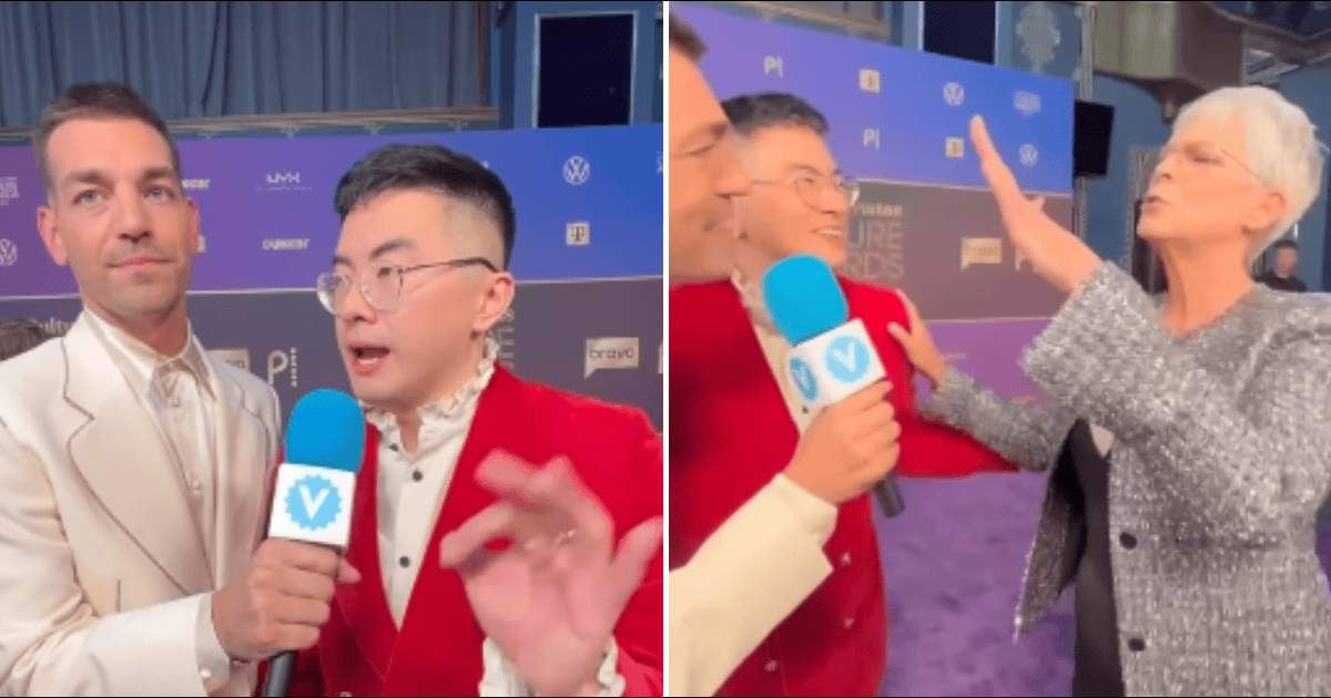 Jamie Lee Curtis slammed for shushing Bowen Yang mid-interview: 'Don't like the way she's talking'