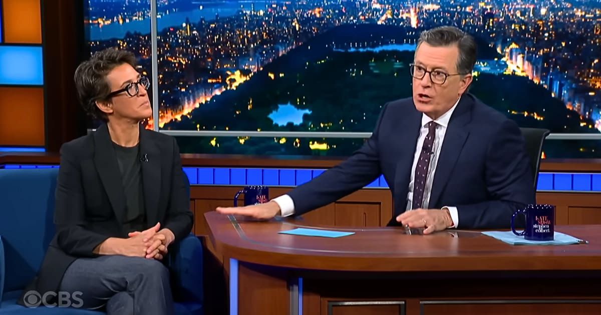 Fact Check: Are Stephen Colbert and Rachel Maddow launching new show together?