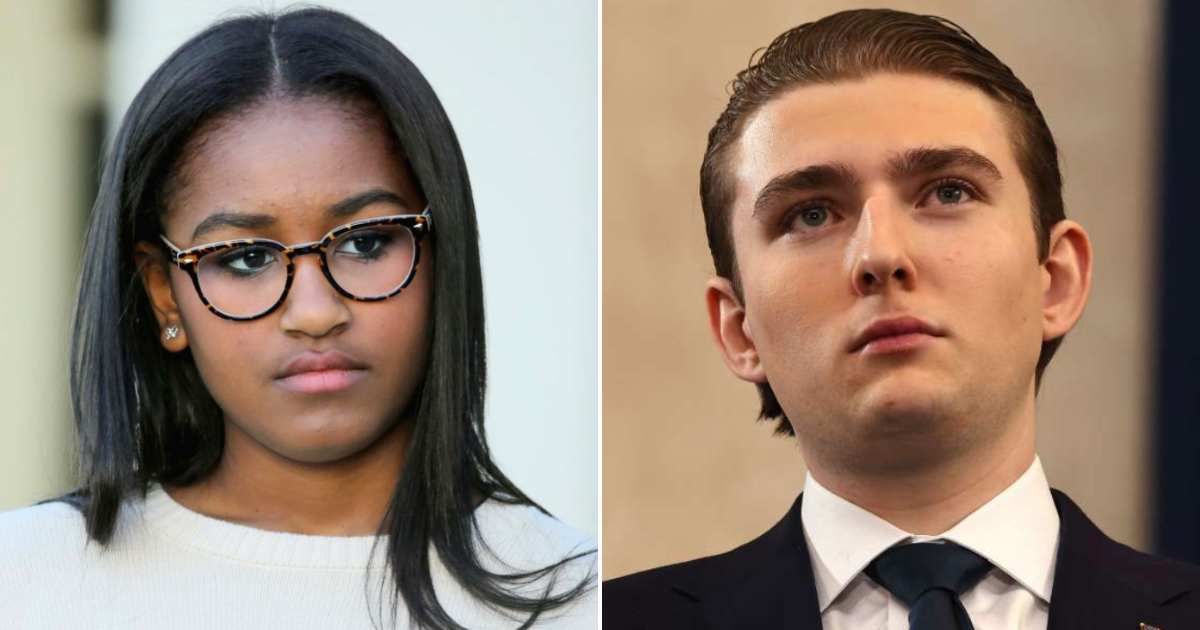 Fact Check: Did Barron Trump reveal he's marrying Sasha Obama?