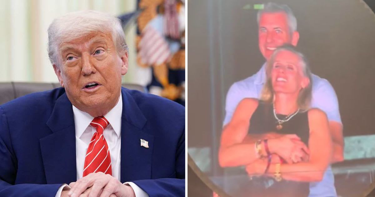 Reporter asks Trump why viral kiss cam couple got more attention than his would-be assassin