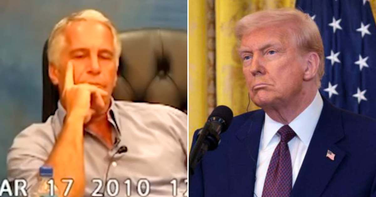 'Have you socialized with him?': Video of Epstein from 2010 shows him being asked if he'd been with Trump