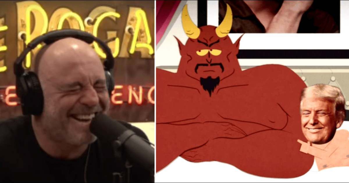 Joe Rogan bursts out laughing as he recalls watching 'South Park' episode mocking Trump: 'It's hilarious'