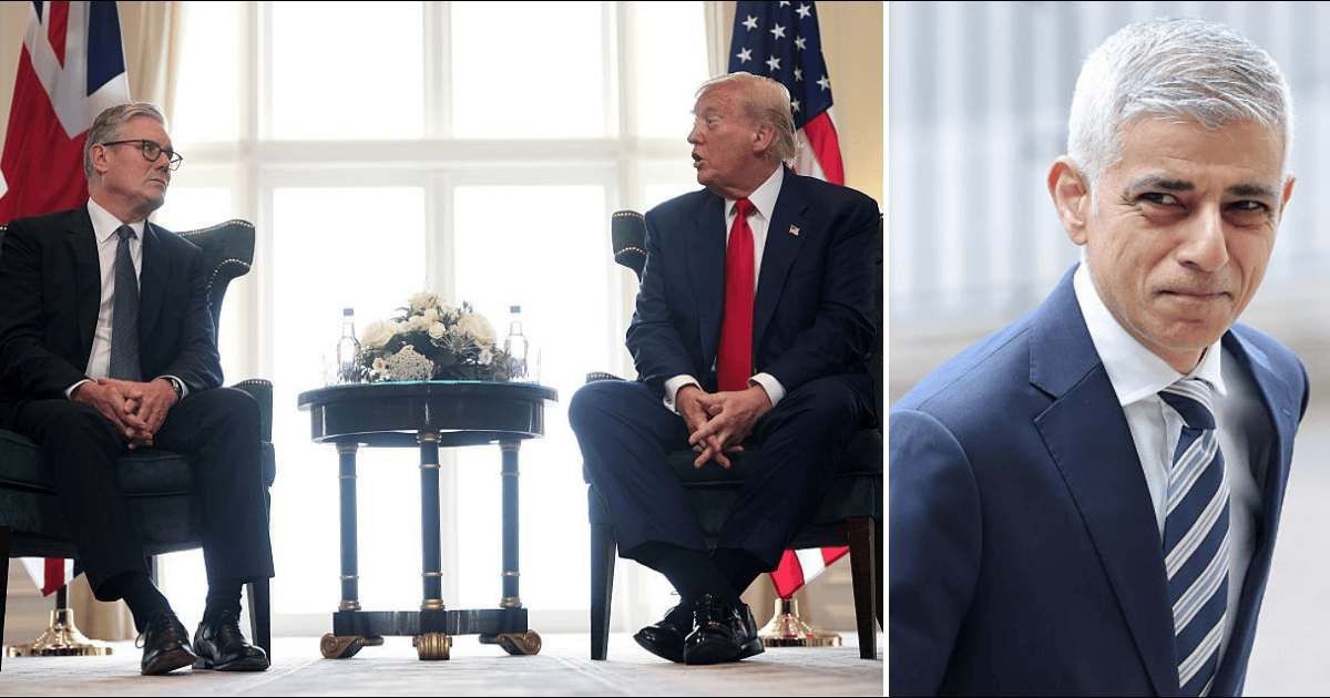 Watch: Trump slams Keir Starmer’s pal Sadiq Khan as ‘nasty person’ in awkward video moment