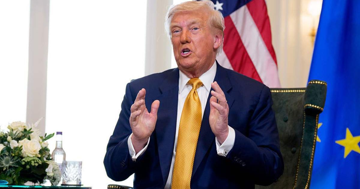 Trump lashes out as reporter says he seems to be in a 'good mood' after golf: 'I'm actually not'