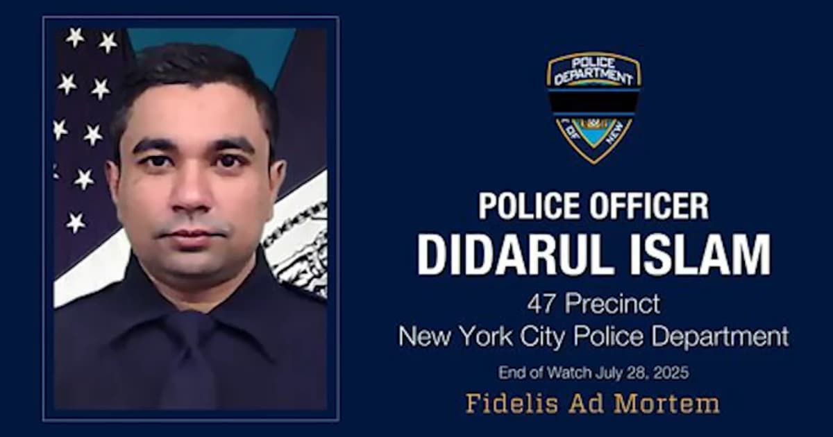 Didarul Islam: NYPD officer killed in Manhattan shooting was an immigrant father expecting his 3rd child