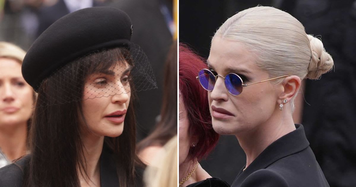 Kelly Osbourne reunites with estranged sister Aimee at father Ozzy’s funeral after years of not talking