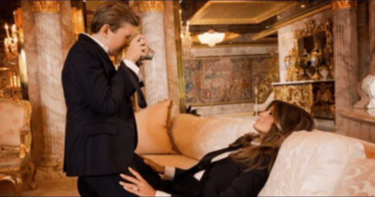 Fact Check: Is resurfaced photo of Barron Trump sitting on Melania’s lap real?