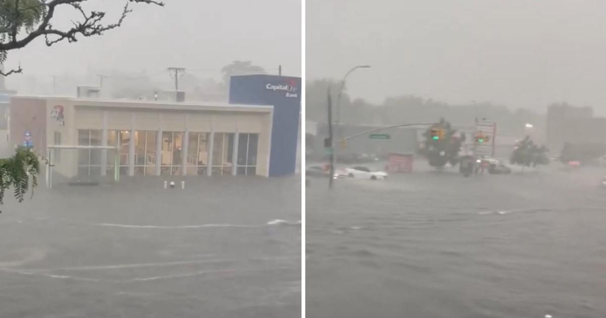 Terrifying footage show vehicles trapped across NYC as flash floods spark MTA alert for subways