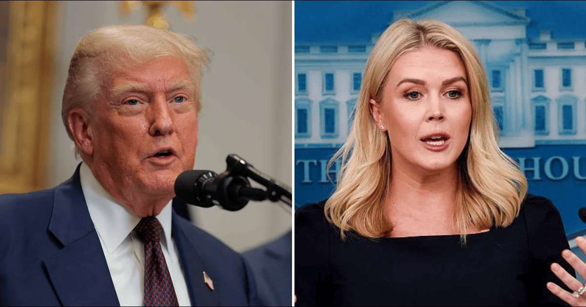 Trump, 79, compliments 27-year-old Karoline Leavitt: 'Those lips, the way they move'