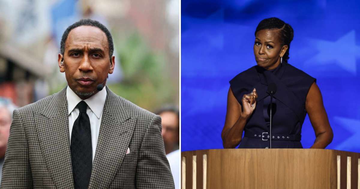 Stephen A Smith ‘still salty’ as he hits back at Michelle Obama for comparing ESPN debates to reality TV