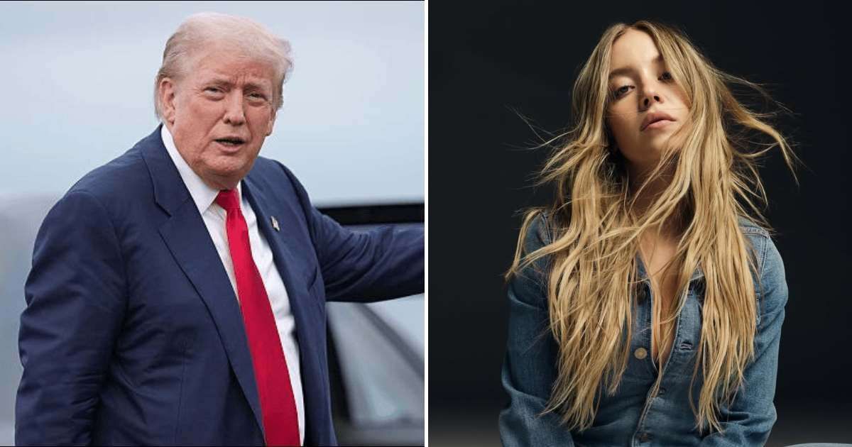 Trump gushing over 'Republican' Sydney Sweeney's controversial ad has MAGA crowd praising his humor