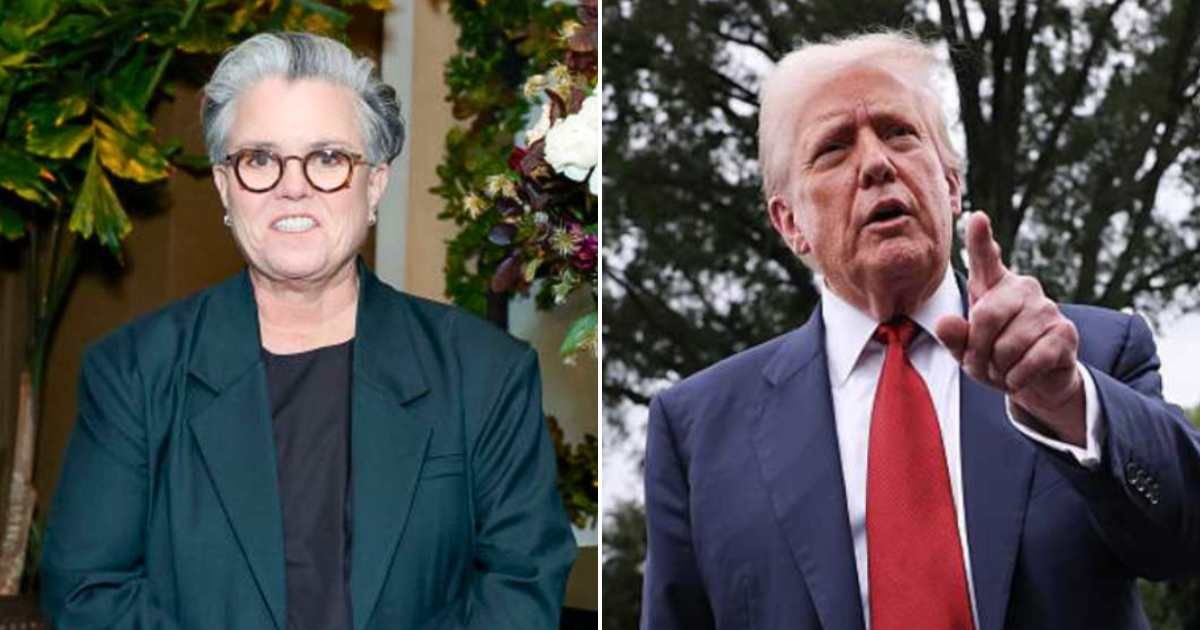 Rosie O'Donnell labels Trump a 'criminal con man' and says we're living in a dystopian nightmare