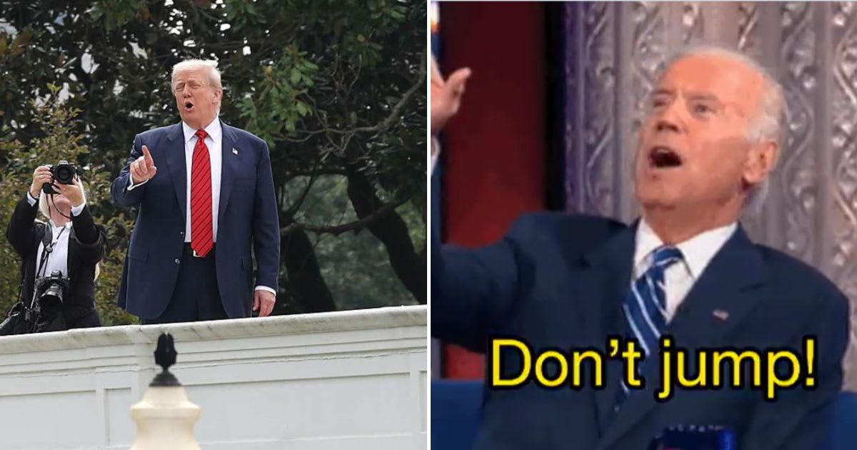 10 memes sum up Internet’s reaction to Trump’s unusual stroll on White House roof