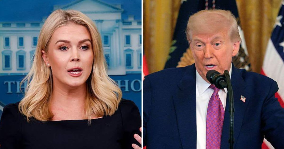 Karoline Leavitt’s job struggles and performance hint at a possible split from Trump team