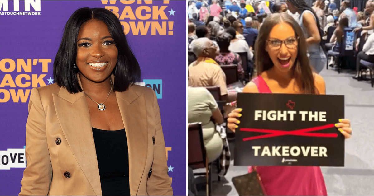 BlazeTV host calls Jasmine Crockett ‘fake ghetto hoodrat’, dragged out of town hall after causing chaos