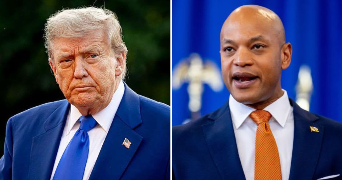Maryland Guv Wes Moore slams Trump as a 'chicken hawk' for deploying National Guard to tackle DC crime