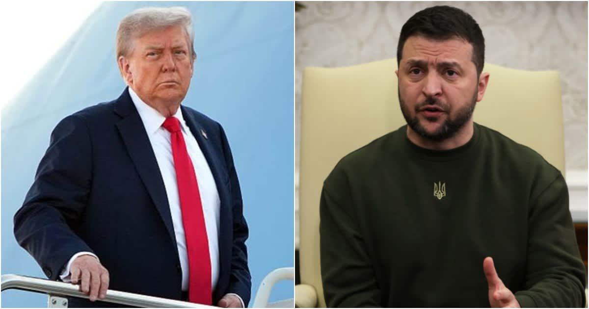 Trump slams 'fake news and radical left Dems', teases 'big progress on Russia' ahead of Zelensky meeting