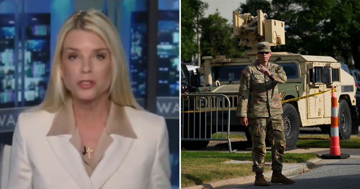 Pam Bondi doubles down on claim that DC residents are 'whispering thank you' to federalized police