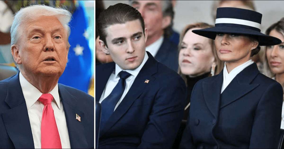 Trump’s remark about Melania loving ‘her son’ Barron more than him during Zelensky meeting raises eyebrows