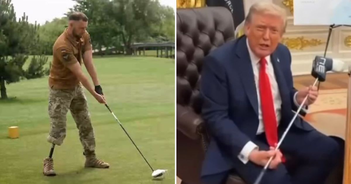 Zelensky gifts Trump golf putter from amputee Ukrainian soldier: 'Let’s put peace together'