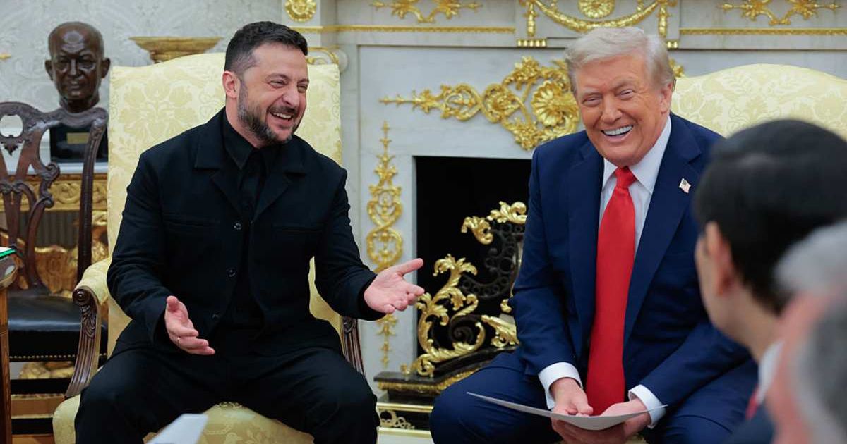 Trump jokes with Zelensky about canceling elections in war, sparks fierce pushback from Democrats