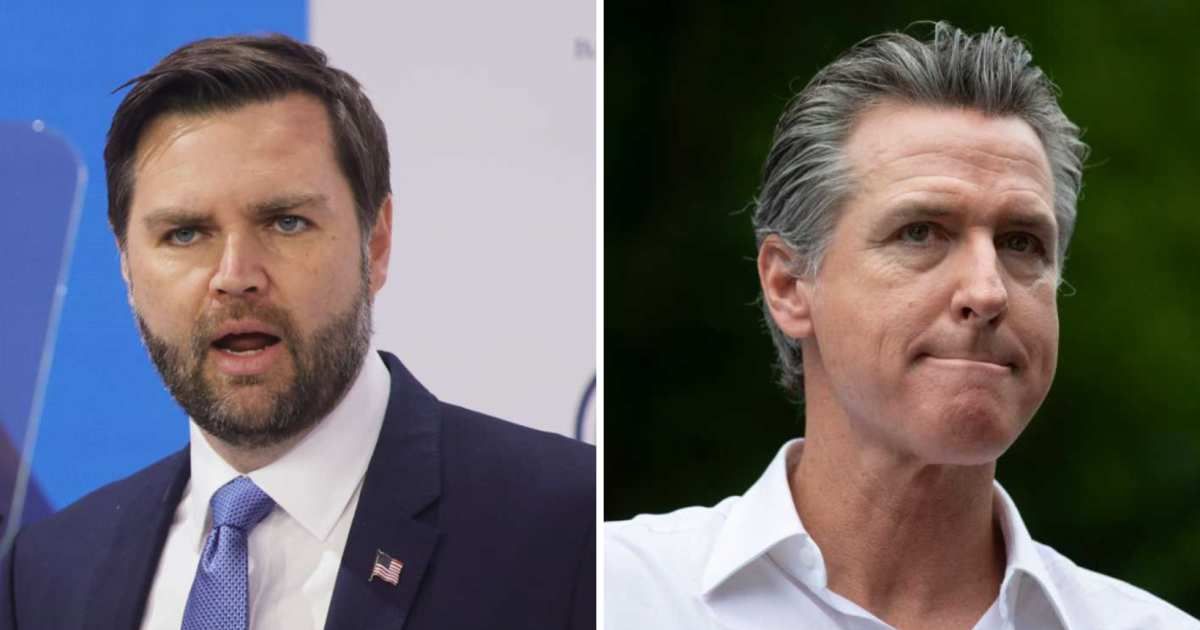 JD Vance blasts Gavin Newsom over Trump-like social media posts: 'Don't be a crazy person, be authentic'