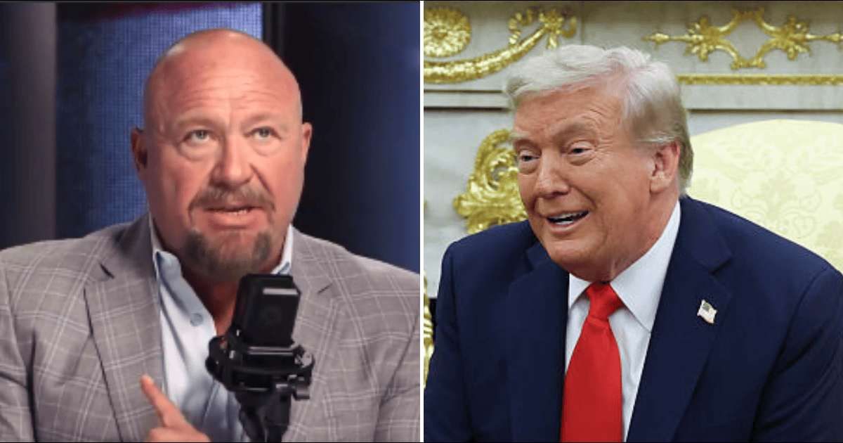 Alex Jones hails Trump’s stamina but fears '20-hour days at 79' may push him toward collapse
