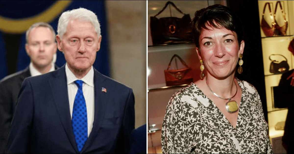 Ghislaine Maxwell denies seeing Bill Clinton getting a massage from Epstein accuser despite viral image