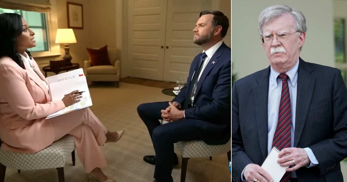 JD Vance pushes back as NBC's Kristen Welker suggests Trump admin targeted John Bolton for retribution