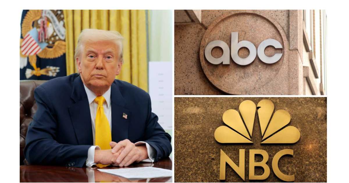 Trump calls ABC and NBC ‘fake news’, says he’d favor FCC pulling their licenses