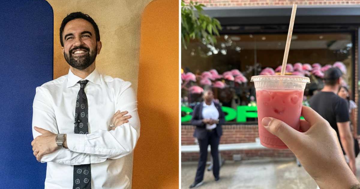 Zohran Mamdani hands out tea and snapshots in NYC mayoral campaign scavenger hunt
