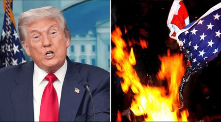 'This is garbage': Conservatives slam Trump as he orders crackdown on US flag burning