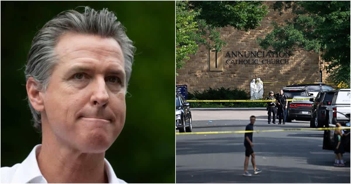 Gavin Newsom slams GOP 'for doing nothing' after Minneapolis school shooting leaves children dead