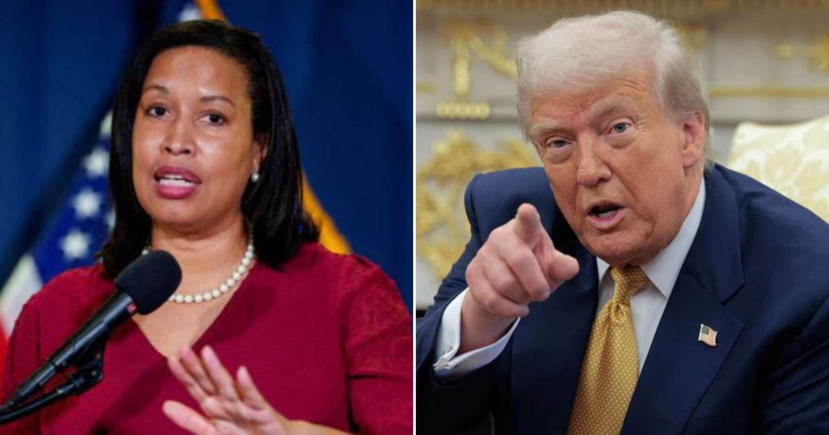 DC Mayor Muriel Bowser pats Trump on the back as she admits success of federalizing law enforcement in DC