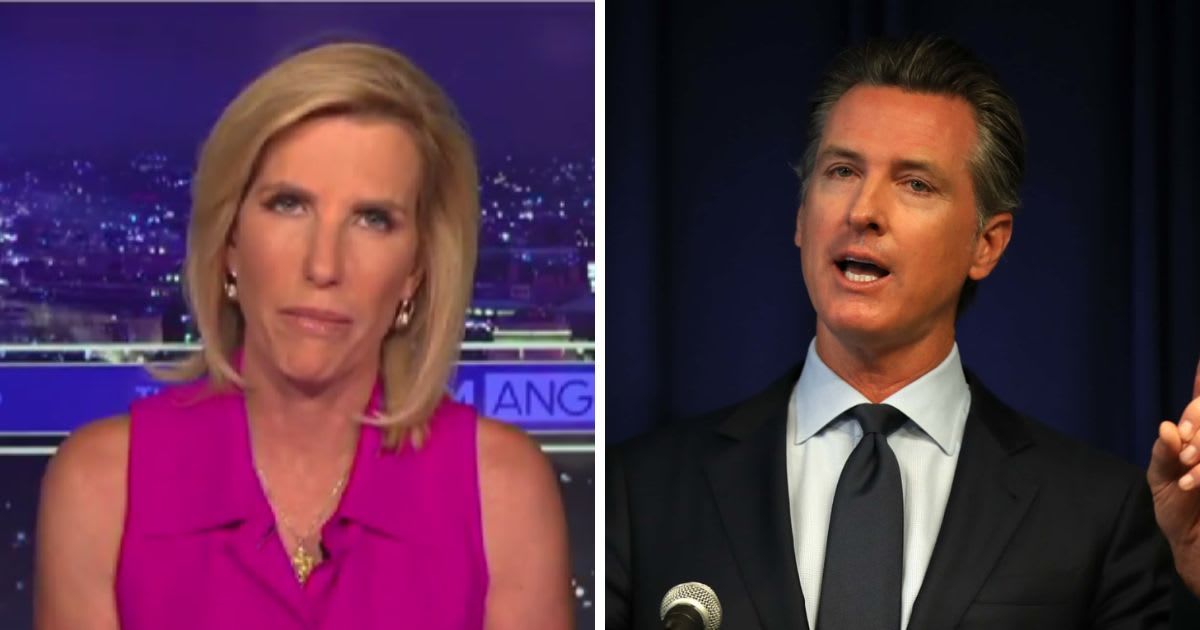 Newsom’s harsh Trump rhetoric could rile ‘deranged people’ to target POTUS, warns Laura Ingraham