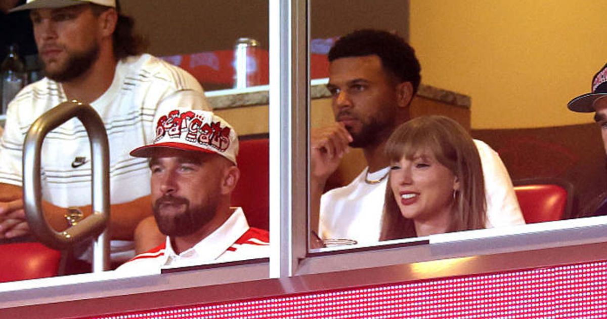 Taylor Swift and Travis Kelce turn heads at Cincinnati game in first public appearance after engagement