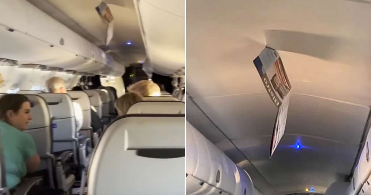 'He hit the ceiling': SkyWest jet plunges 4,400 feet in 60 seconds as passengers suffer grave injuries