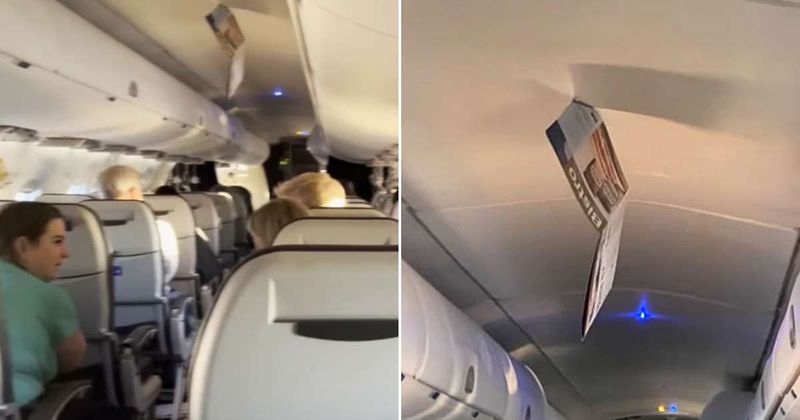 'He hit the ceiling': SkyWest jet plunges 4,400 feet in 60 seconds as passengers suffer grave injuries