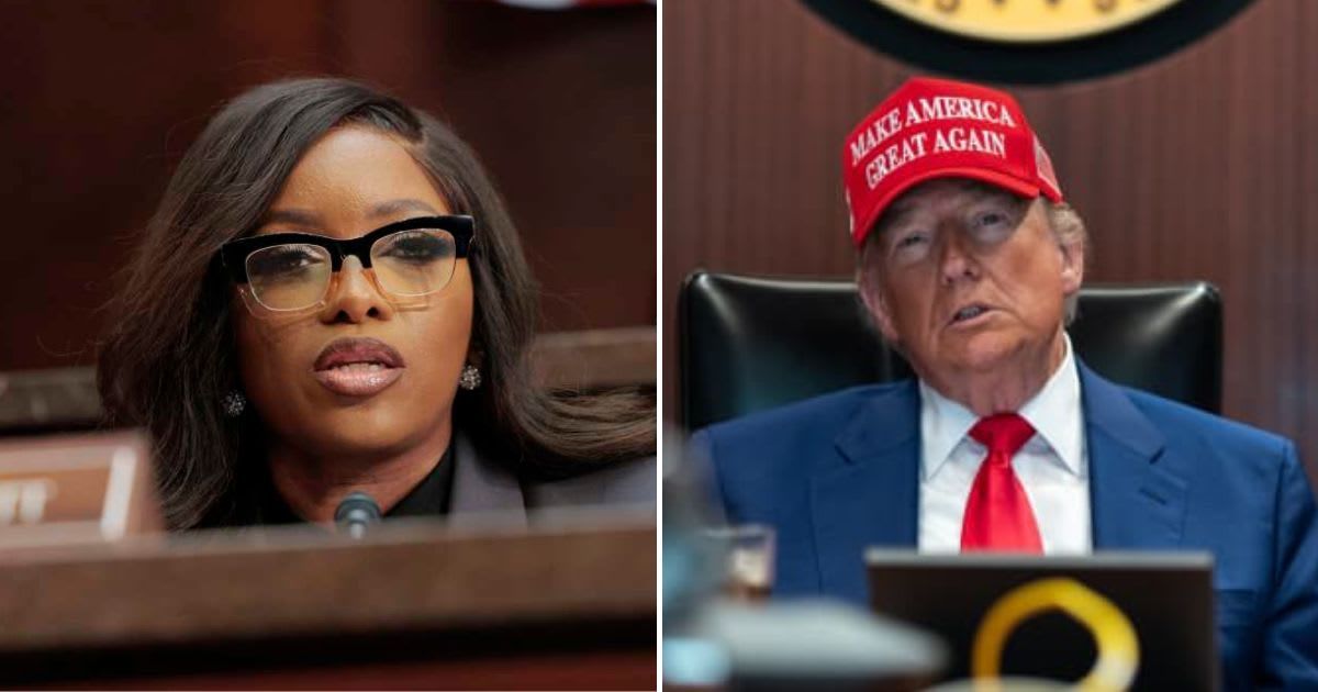 Jasmine Crockett mocked for torching MAGA with sarcastic take on Trump's red hats: 'Her career is over'