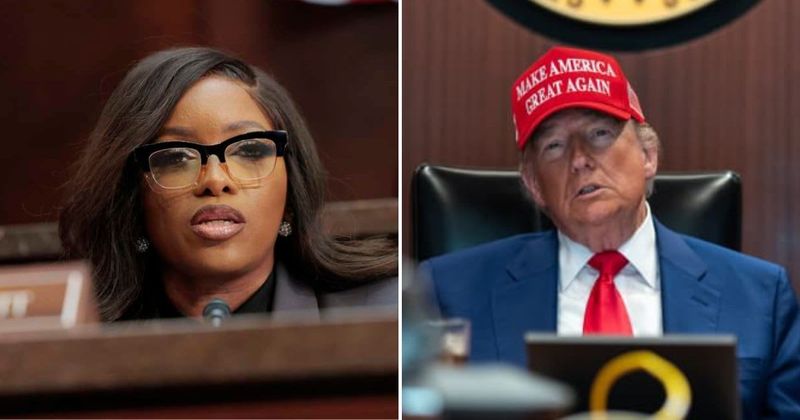 Jasmine Crockett mocked for torching MAGA with sarcastic take on Trump's red hats: 'Her career is over'