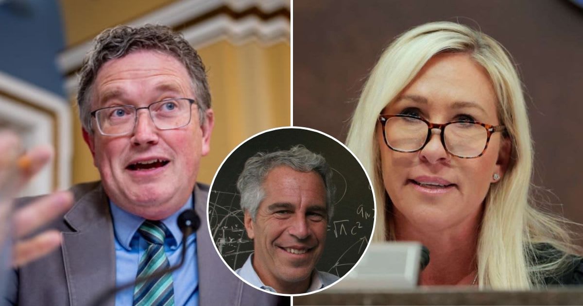 WH warns GOP backing Thomas Massie’s Epstein petition is ‘hostile act’ but Marjorie Taylor Greene objects