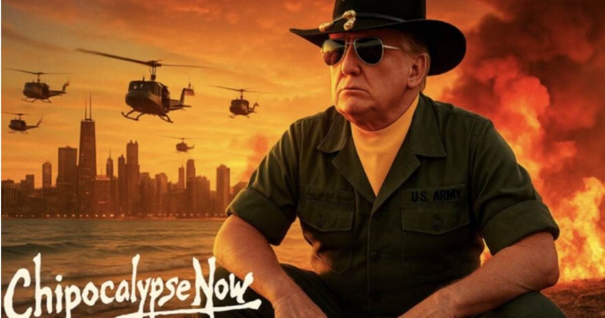 Trump warns Chicago with AI 'Apocalypse Now' meme: 'I love the smell of deportations in the morning'