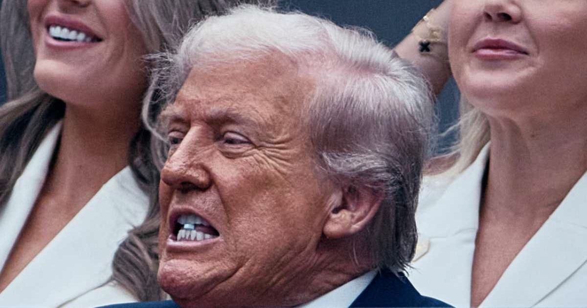 Mystery blue object in Trump’s mouth at US Open sparks fierce online debate