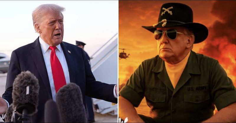 'Be quiet': Trump blasts reporter as 'second-rate' in clash over Chicago 'war' meme
