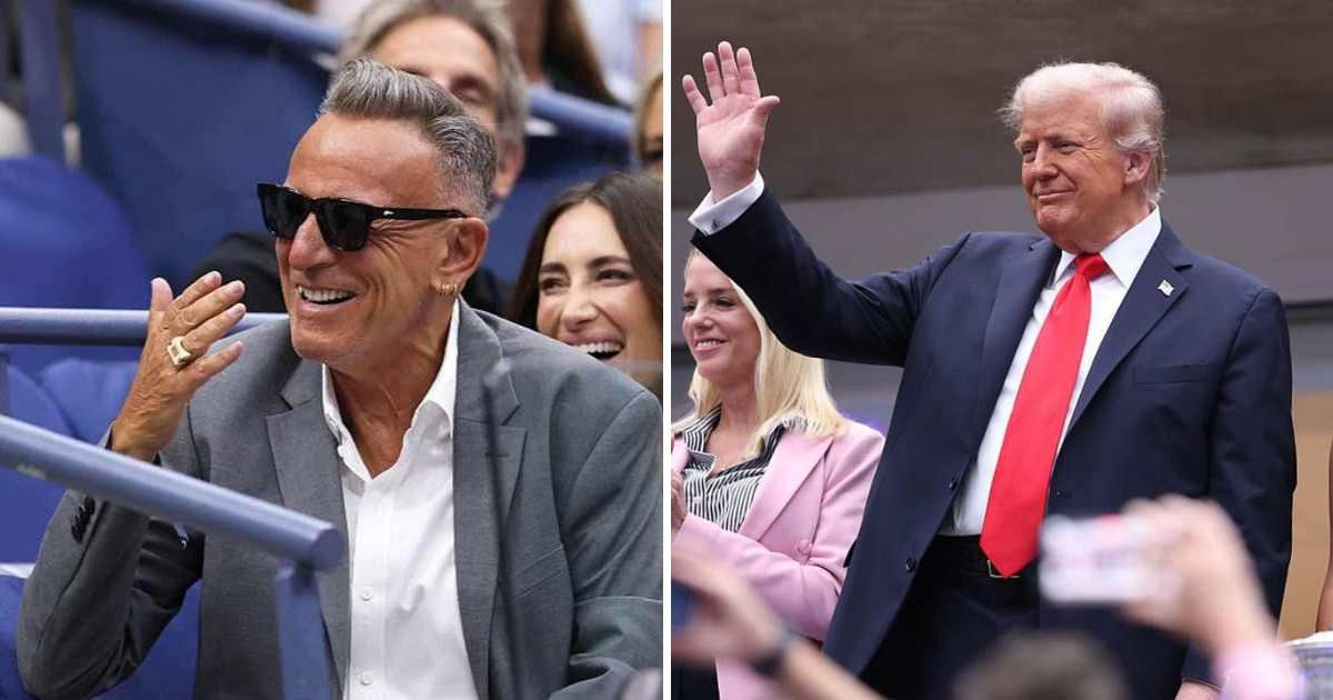 Trump critic Bruce Springsteen and other celebs watch US Open final after POTUS greets crowd